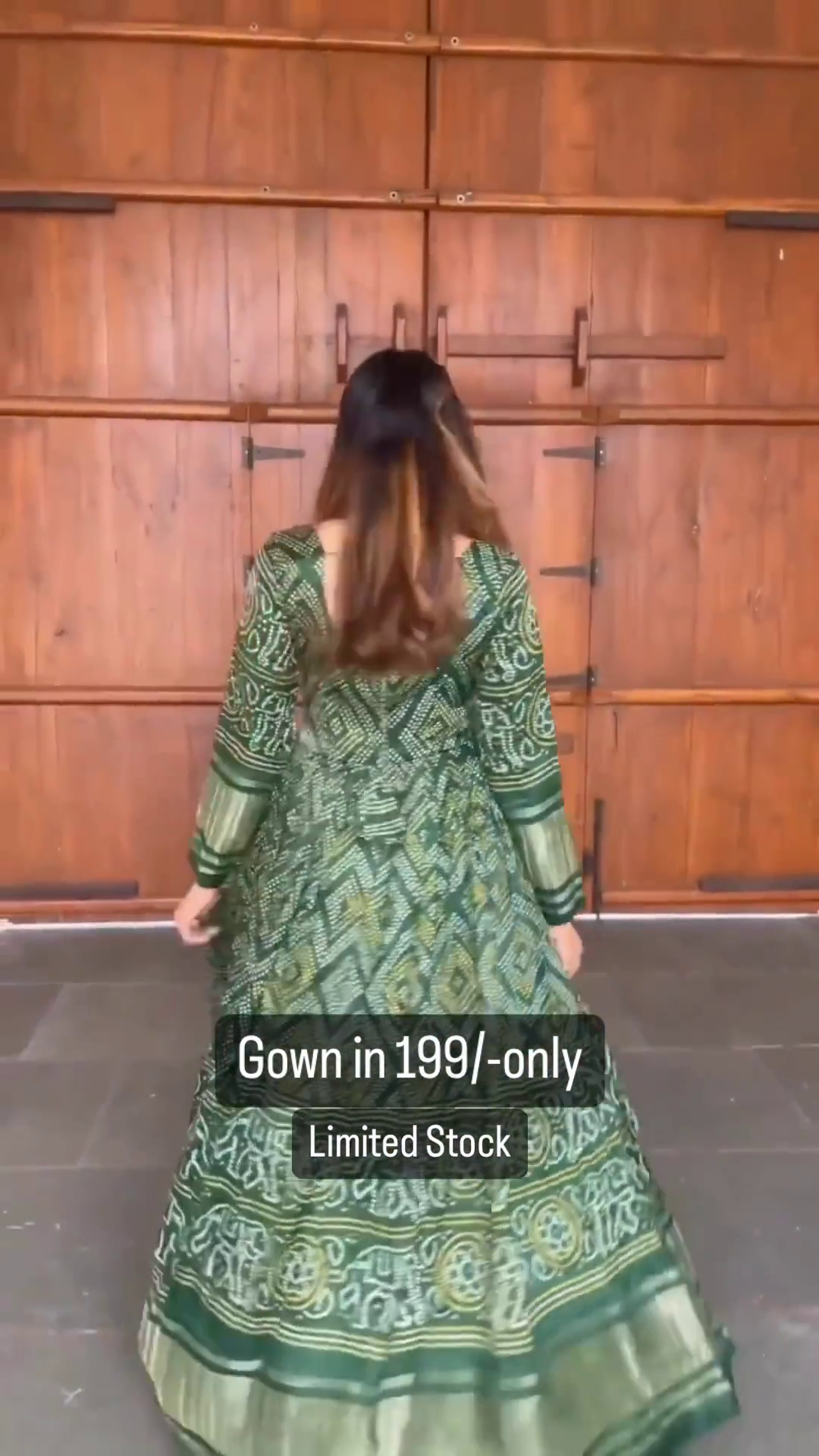🌿✨ Elegant Green Printed Anarkali Gown for Women | Premium Ethnic Flared Dress | Festive, Casual, Party & Wedding Wear Collection ✨🌿