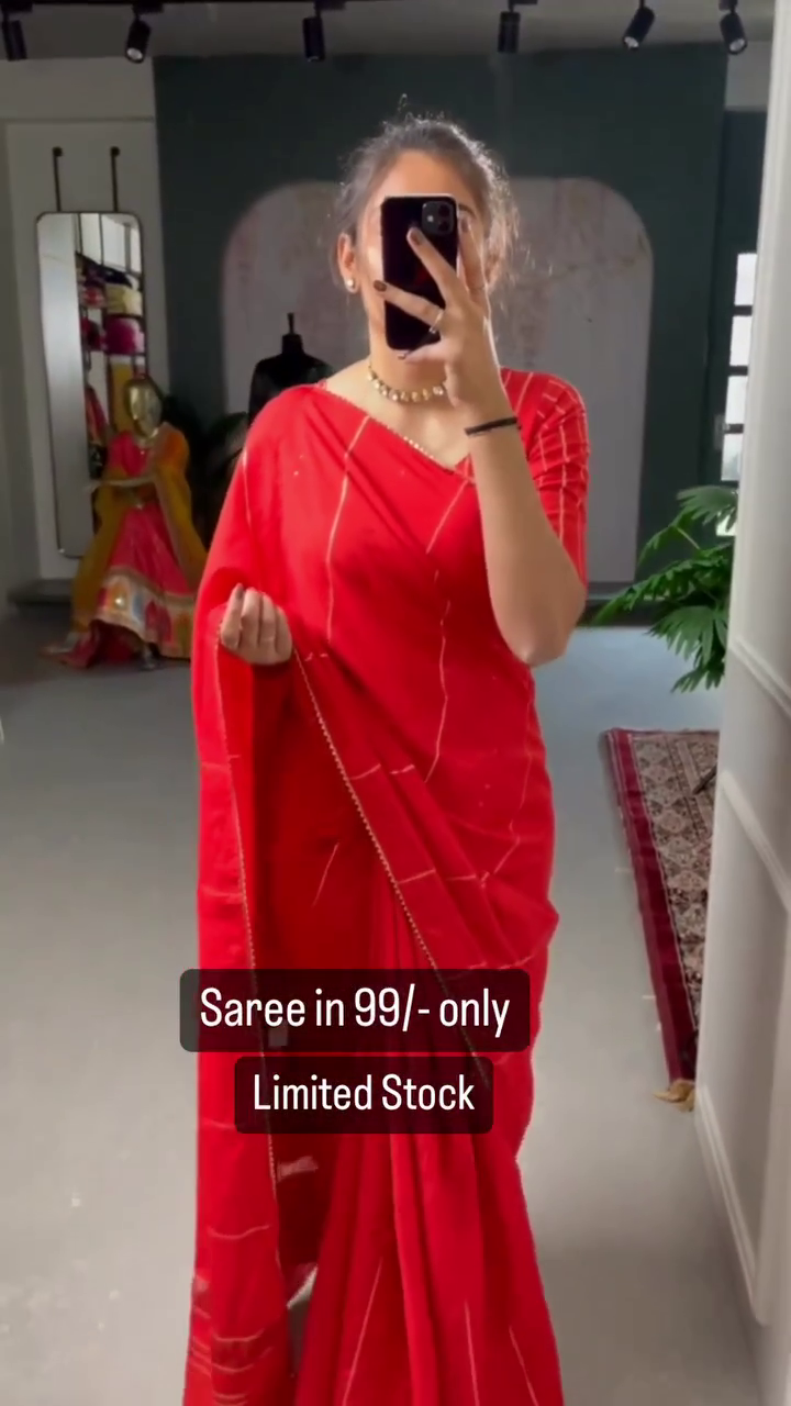 ❤️✨ Elegant Ruby Red Designer Saree for Women | Premium Traditional Ethnic Wear | Festive, Wedding, Party & Celebration Collection ✨❤️
