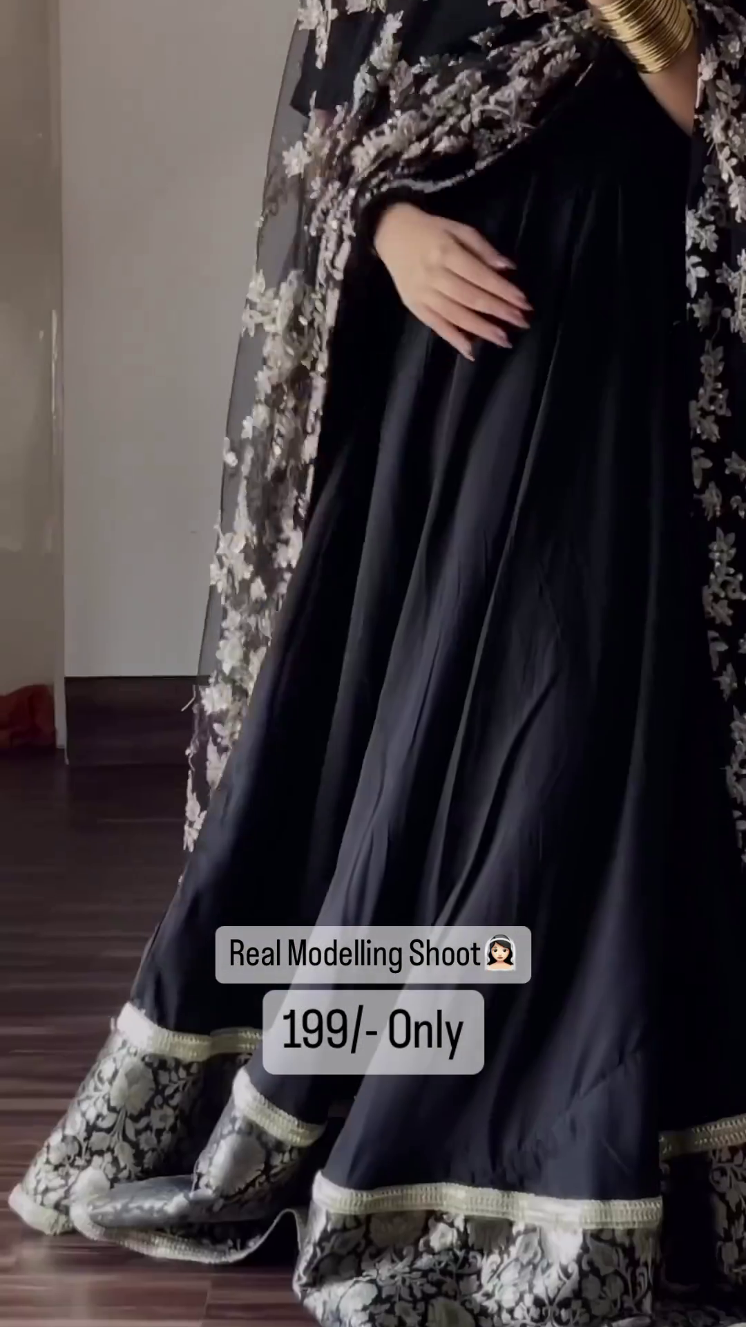 🖤✨ Luxury Black Embroidered Designer Anarkali Suit Set with Heavy Floral Net Dupatta | Premium Ethnic Wear for Women | Wedding, Party & Festive Collection ✨🖤