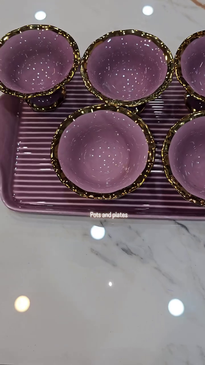 Premium Dessert & Dip Serving Platter | Elegant Tableware Collection 🍽️💛