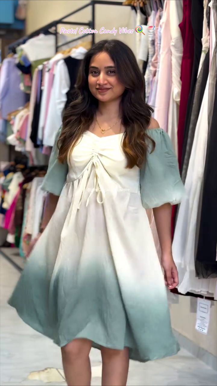 🌸✨ Pastel Cotton Candy Vibes Women’s Summer Dress
