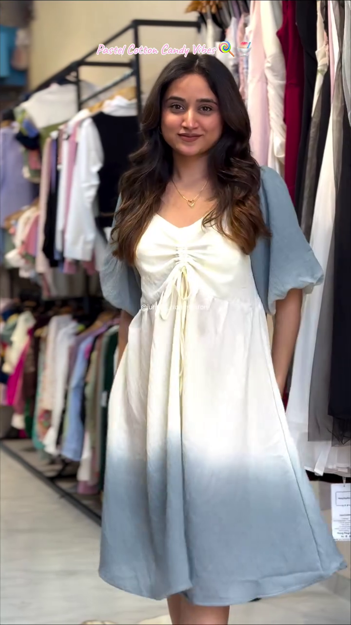 🌸✨ Pastel Cotton Candy Vibes Women’s Summer Dress