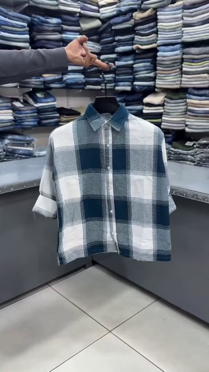 ❤️ Premium Red & White Checked Shirt – Stylish Half-Sleeve Casual Plaid Shirt for Men | Modern Streetwear Collection