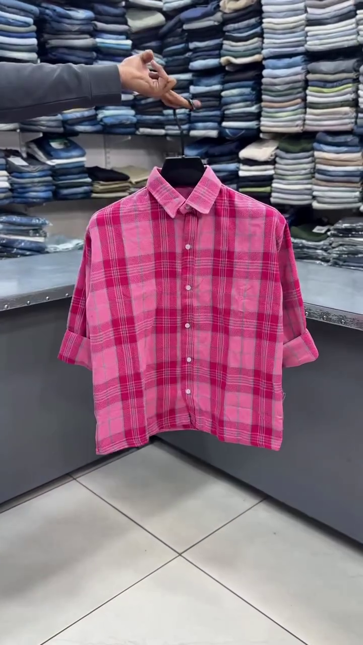 ❤️ Premium Red & White Checked Shirt – Stylish Half-Sleeve Casual Plaid Shirt for Men | Modern Streetwear Collection