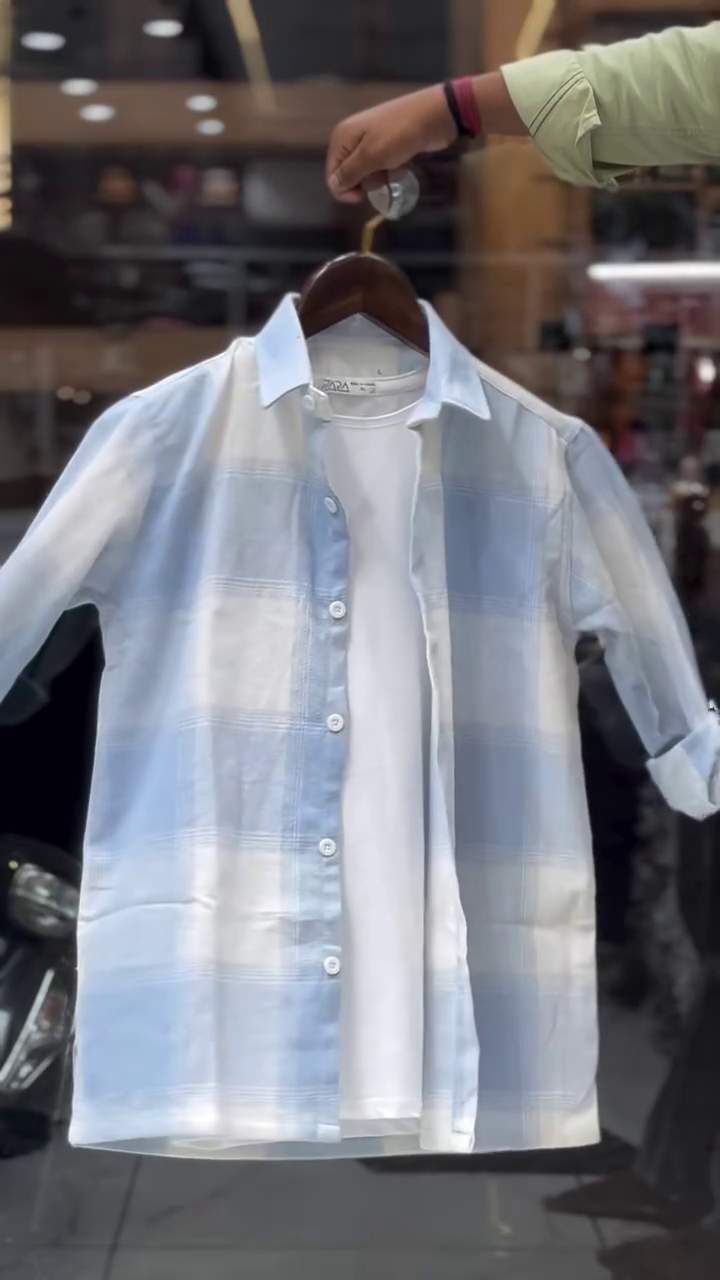 💙 Premium Maroon & White Checked Overshirt with Classic White T-Shirt – Stylish Layered Casual Outfit for Men 👕✨
