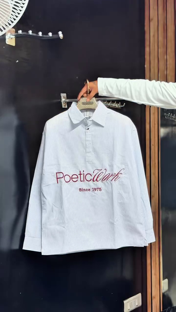 🌸 Premium Pink Textured Half-Placket Shirt – Elegant Casual Long-Sleeve Shirt for Men 👔✨
